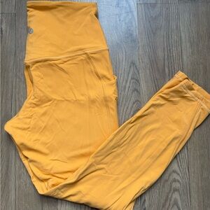 Lululemon Athletica Vibrant Yellow Leggings